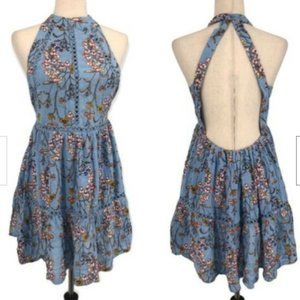 ATL Abel the Label halter open back floral dress
